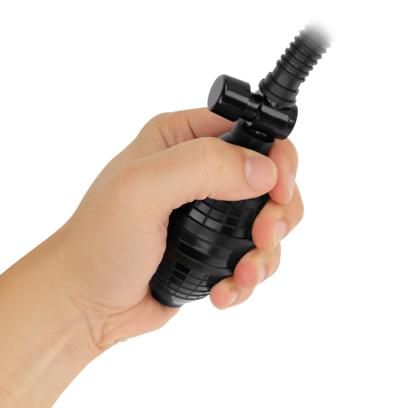 Pompă vacuum manuală pentru penis Transparent Pump 02, cilindru transparent 20 cm, pară de pompare și inel de etanșare [6]
