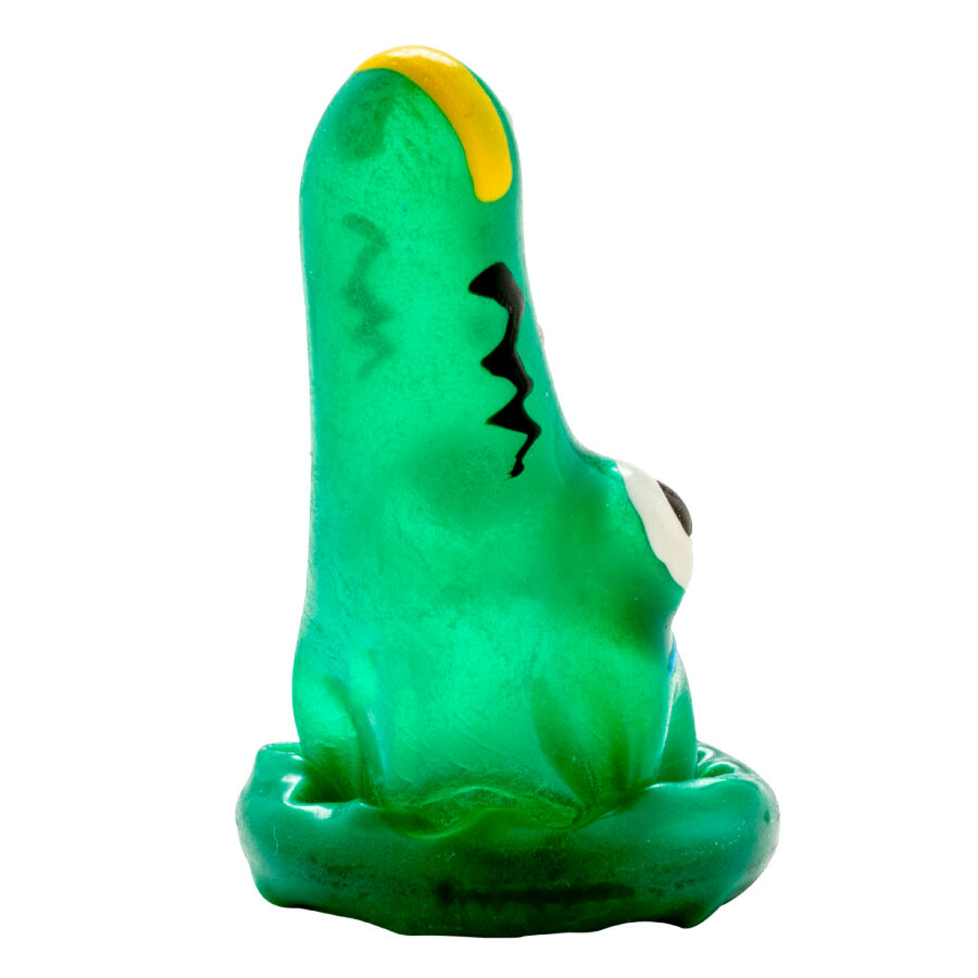 Prezervativ decorativ pictat manual – Model Crocodil, CONDOMERIE [4]