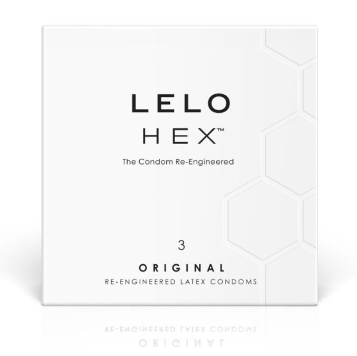 Prezervative LELO HEX (3 buc) – Ultra subtiri, design inovator pentru senzatii maxime [2]
