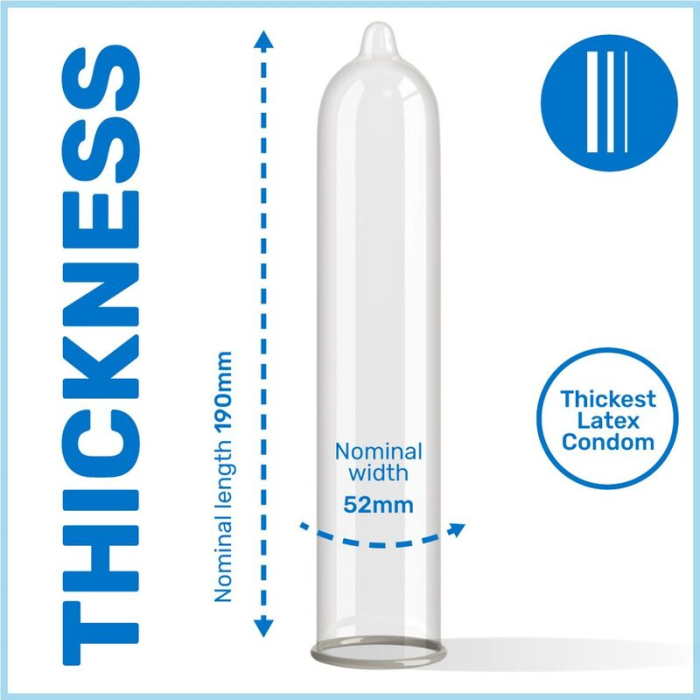 Prezervative Pasante Extra Thick (3 buc) – Mai mult control, mai multa siguranta [3]