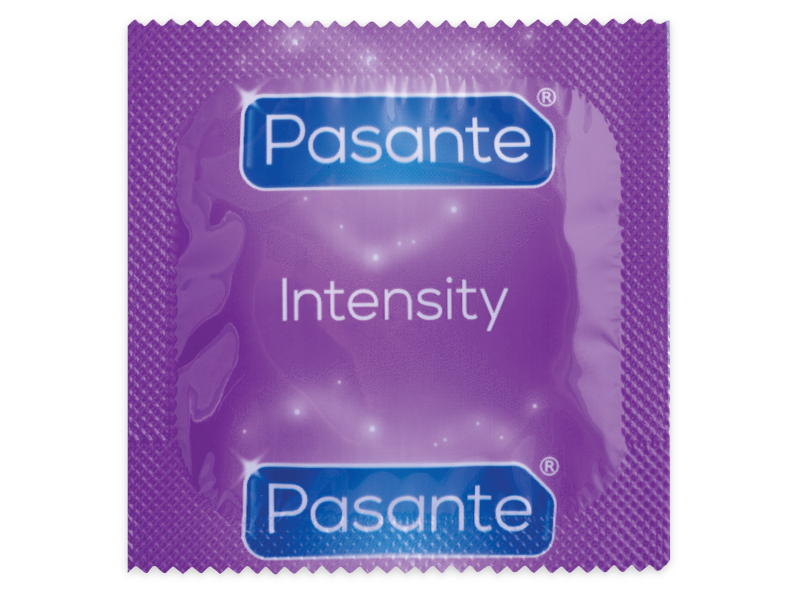Prezervative Pasante Points & Stripes Intensity 3 bucăți – Cu Puncte și Striații, Latex Natural, 52 mm [2]