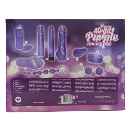 Set 9 jucarii Erotice TOYJOY, Mov [3]