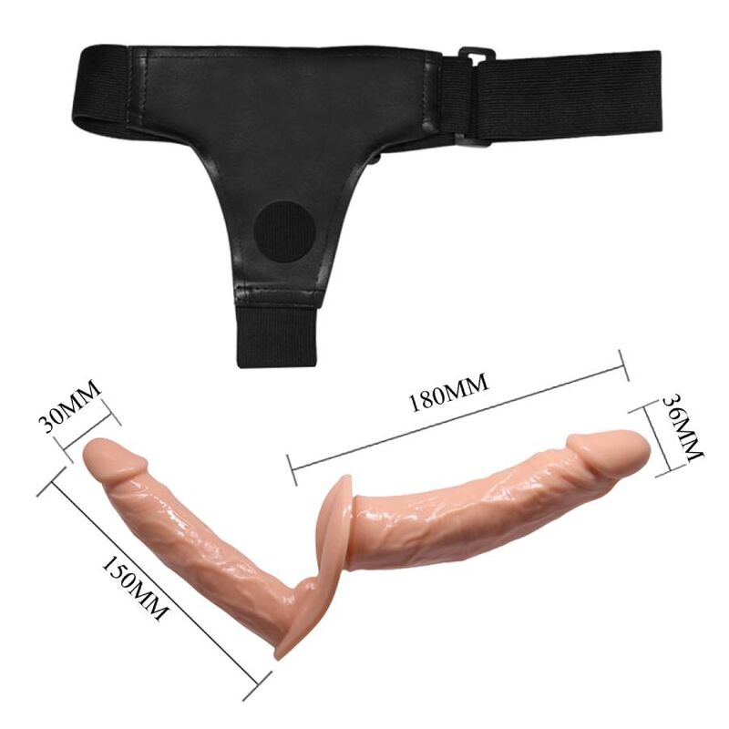 Set Baile Ultra Passionate cu 2 dildo-uri și ham reglabil [5]