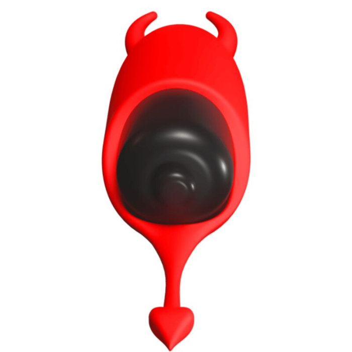 Vibrator, Adrien Lastic, stimulator clitoridian, silicon medical, rosu, 9.5cm [3]