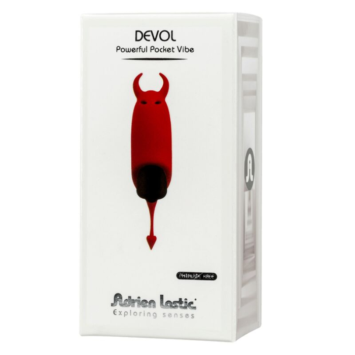 Vibrator, Adrien Lastic, stimulator clitoridian, silicon medical, rosu, 9.5cm [6]