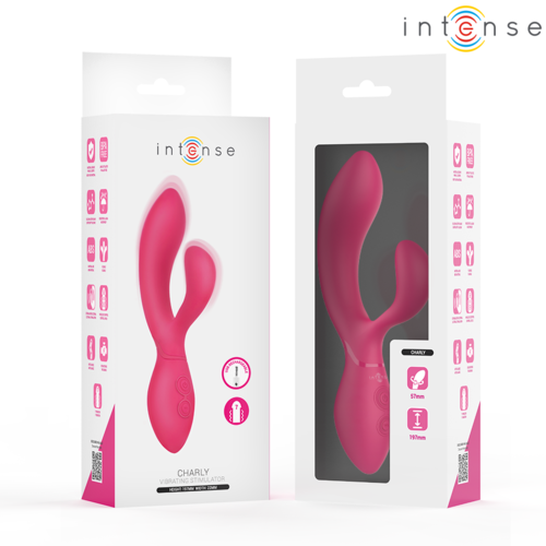 Vibrator Articulabil INTENSE Charly cu 2 Motoare și 7 Moduri de Vibrație [7]