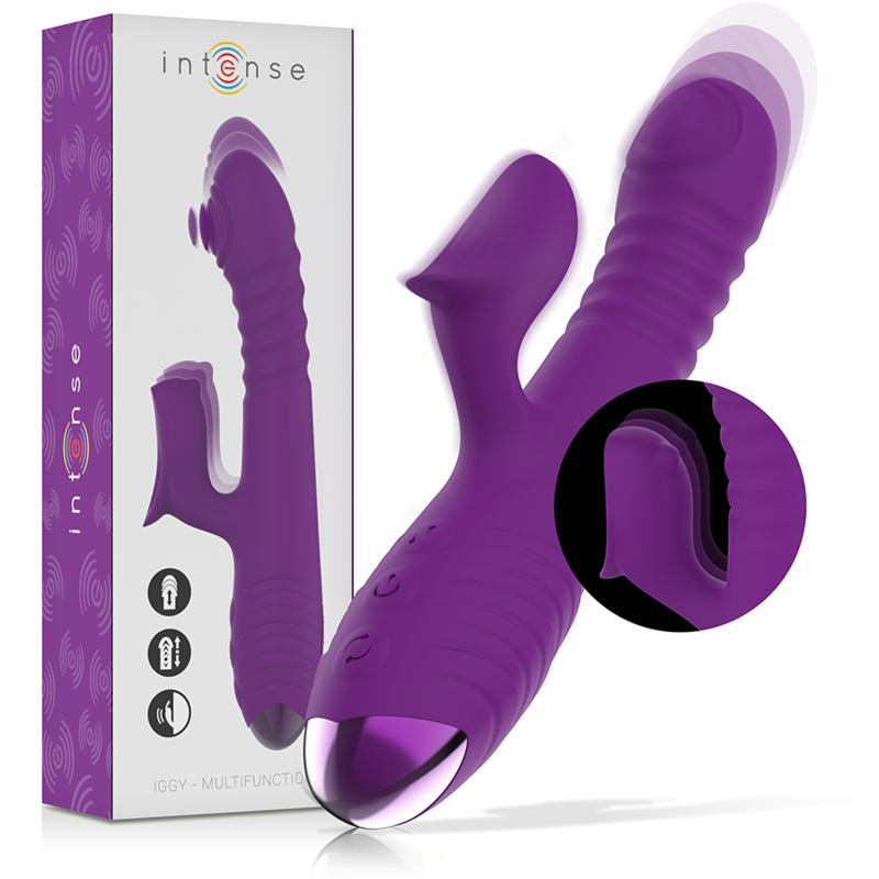 Vibrator automat Intense Iggy Up & Down violet – 24 cm [2]