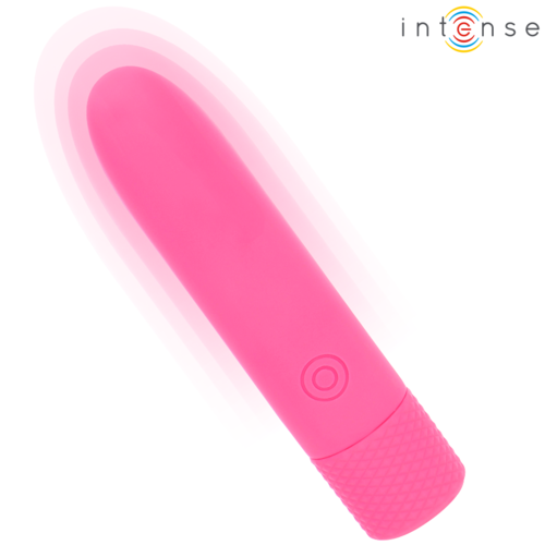 Vibrator Bullet Intense Symone Roz 10 cm – USB Reincarcabil, 8 Vibratii, Stimulator Clitoridian Discret [3]