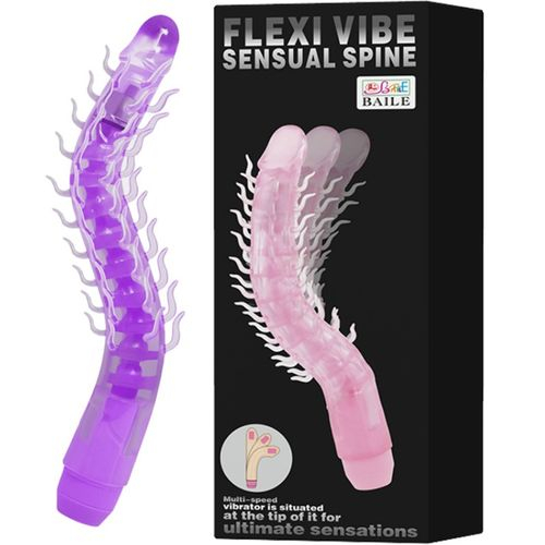 Vibrator flexibil BAILE Flexi Vibe Sensual Spine lila 23,5 cm [2]