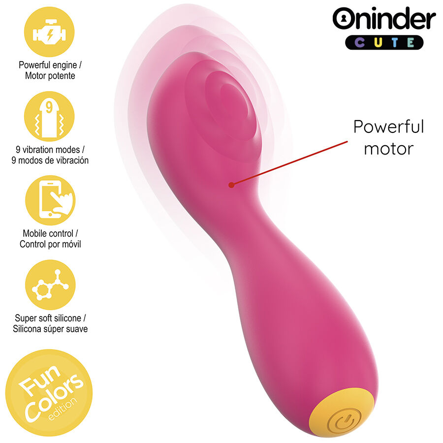 Vibrator G-Spot Love Buddy cu cap lat de 5 cm, vibrații și pulsații tip tapping, control prin aplicație de oriunde, USB-C, 22,5 cm [4]