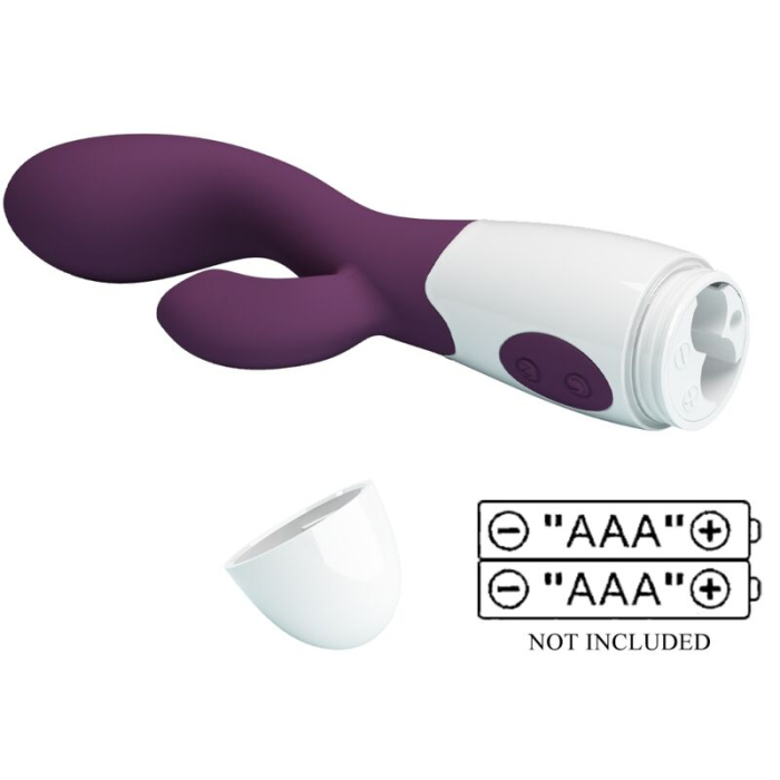 Vibrator G-Spot Pretty Love Brighty, 30 functii de vibratie, mov, 210x70x40mm [9]