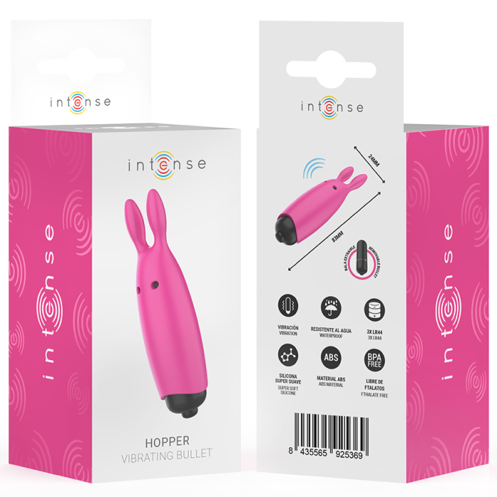 Vibrator Intense cu Vibratii, silicon, control simplu, 8x3cm [7]