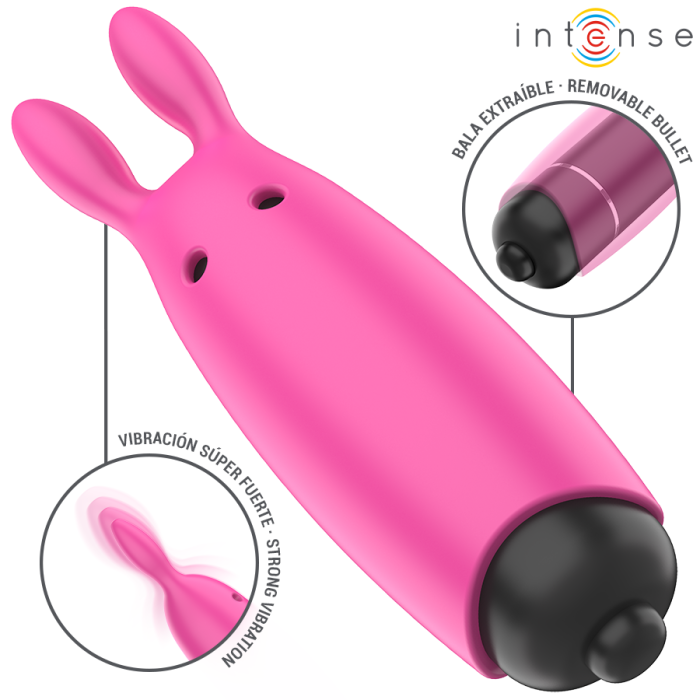 Vibrator Intense cu Vibratii, silicon, control simplu, 8x3cm [4]