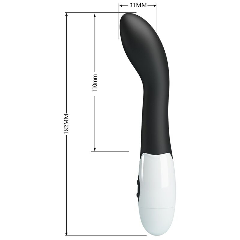 Vibrator Pretty Love Bishop pentru punctul G – negru [7]