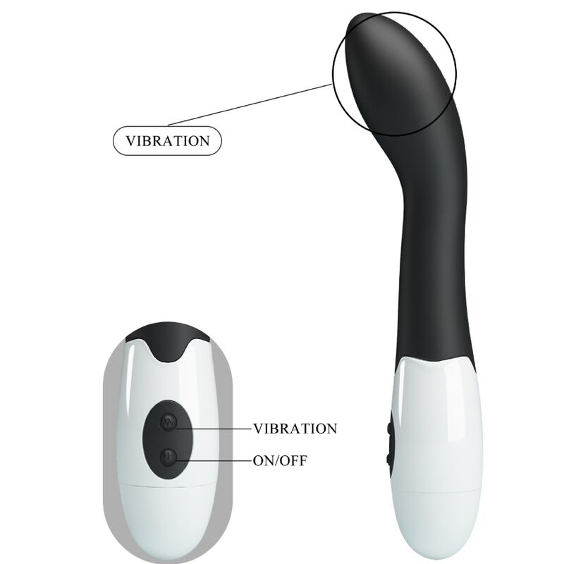 Vibrator Pretty Love Bishop pentru punctul G – negru [8]