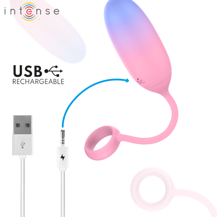 Vibrator Punct G Intense Pamela, 10 Functii, Silicon Medical Premium, Reincarcabil USB, Design Ergonomic Gradient, Mov/Multicolor [7]