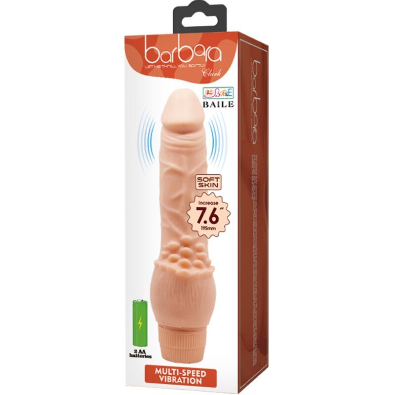 Vibrator realist Baile Barbara Flesh 19,5 cm [6]