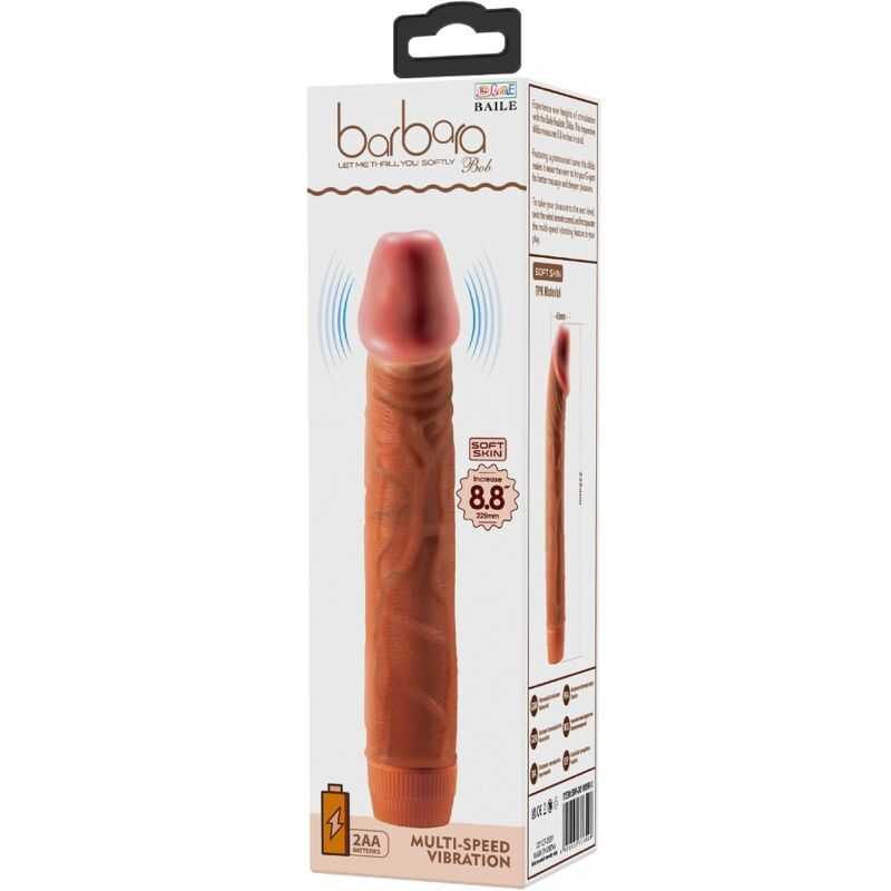 Vibrator realist Baile Bob 22,5 cm Mulatto [6]