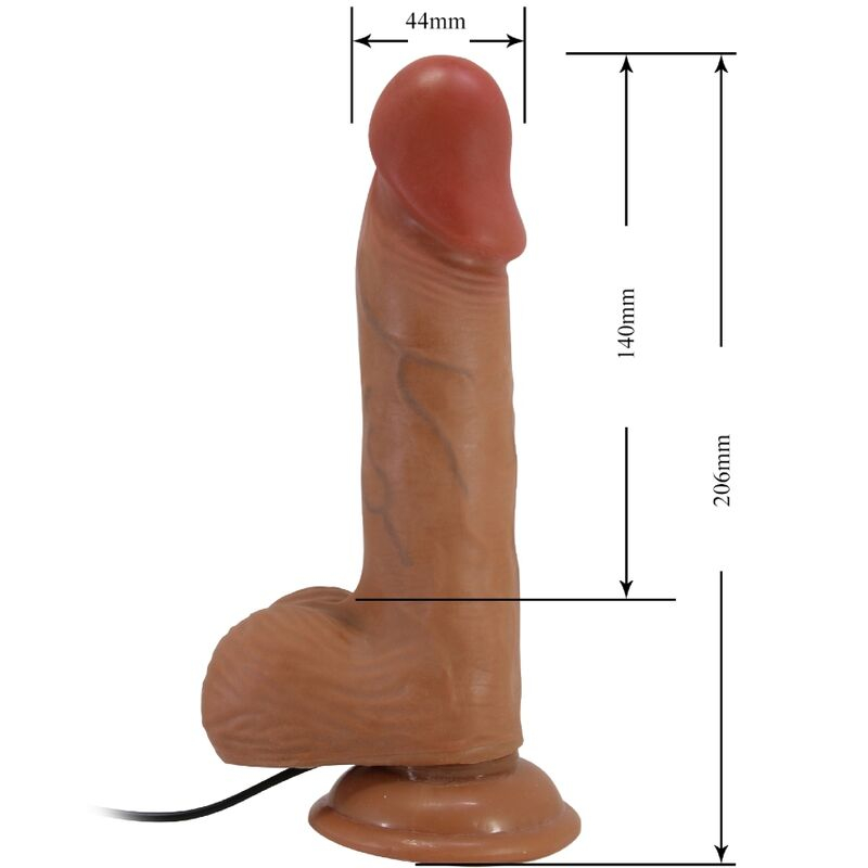 Vibrator Realist Catoblepas cu Telecomandă, Ventuză și Stimulare Punct G, 20,6 cm [5]