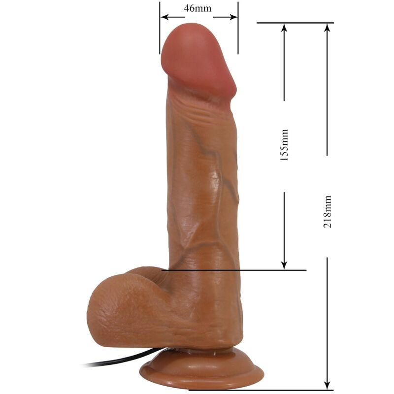 Vibrator realist Baile Bahamut cu telecomandă 21,8 cm [5]