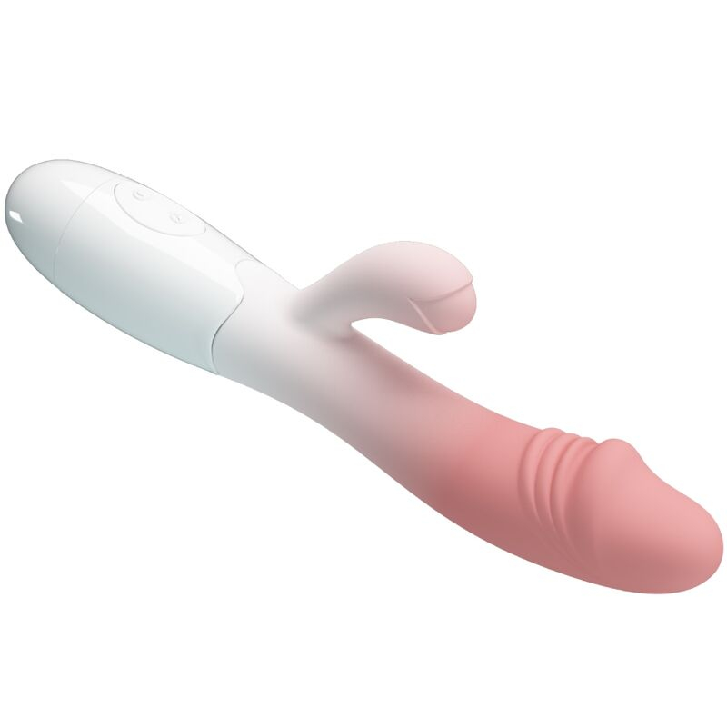 Vibrator Snappy cu Stimulare Dublă, 2 Motoare și 30 de Moduri de Vibrație, Roz [3]