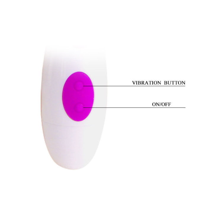 Vibrator stimulare intima Pretty Love Newman, 30 moduri vibratii, Stimulare Punctul G si Clitoris, Mov [6]