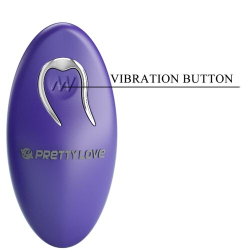 Vibrator tip bullet Pretty Love Darlene, violet, 12 moduri, telecomandă, waterproof [6]