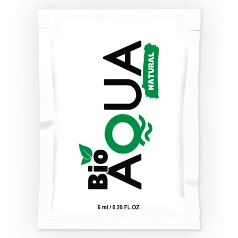 Lubrifianți - Lubrifiant pe baza de apa BioAqua ingrediente naturale plic 6 ml
