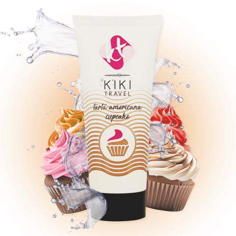Lubrifiant comestibil Cupcake cu aromă dulce de prăjitură, pe bază de apă, 50 ml