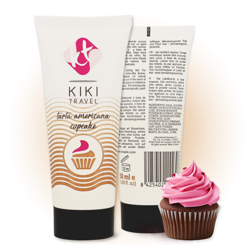 Lubrifiant comestibil Cupcake cu aromă dulce de prăjitură, pe bază de apă, 50 ml [1]