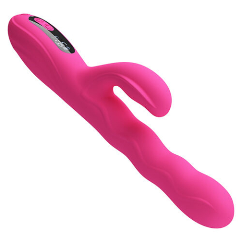 Vibrator Pretty Love Winters cu Display LED și Stimulare Dublă, Roz [2]