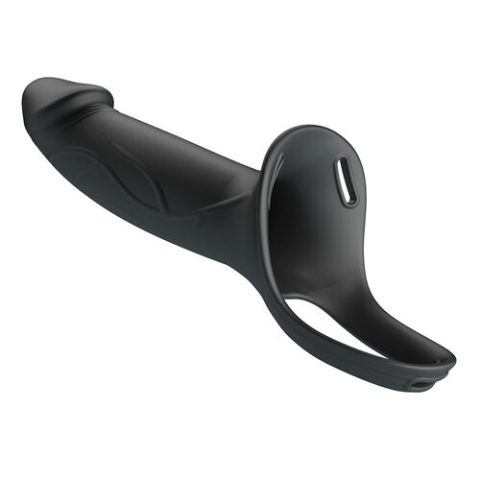 Strap-On Pretty Love Landon cu Extensie pentru Penis și Ham Ajustabil, Negru [3]