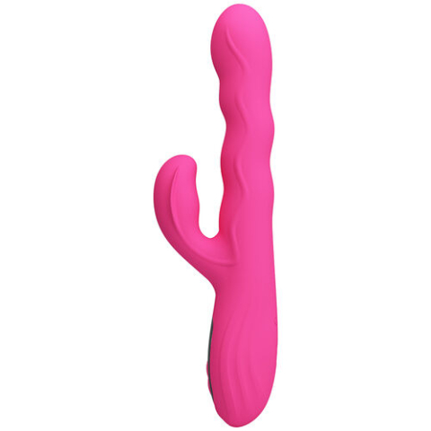 Vibrator Pretty Love Winters cu Display LED și Stimulare Dublă, Roz [3]
