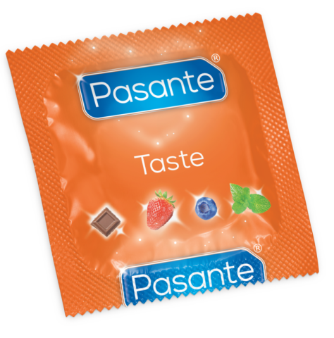Prezervative Pasante Flavours 3 bucăți – Arome Fructate, Latex Natural, 53 mm [1]