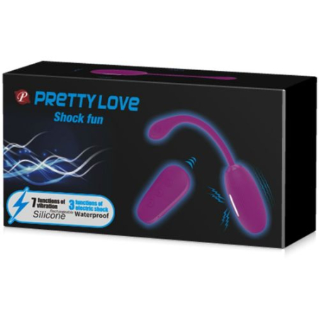Vibratoare - Aparat de masaj Pretty Love, stimulare electrica, silicon, mov