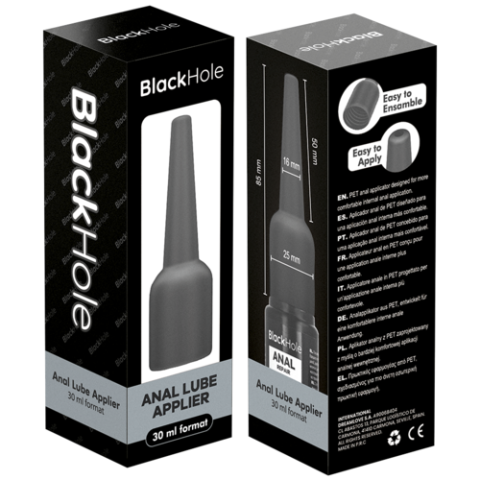 Aplicator pentru Lubrifiant Anal Black Hole, Mărimea S, Compatibil 30 ml [6]