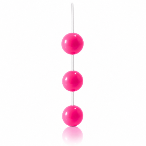 Bile anale Baile Strip Pink – 3 bile, 20 cm [1]