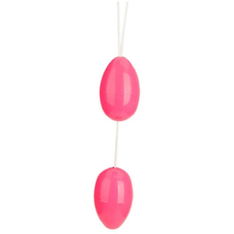 Pluguri și Bile Anale - Bile anale Baile Twins Balls Pink – 2 bile roz