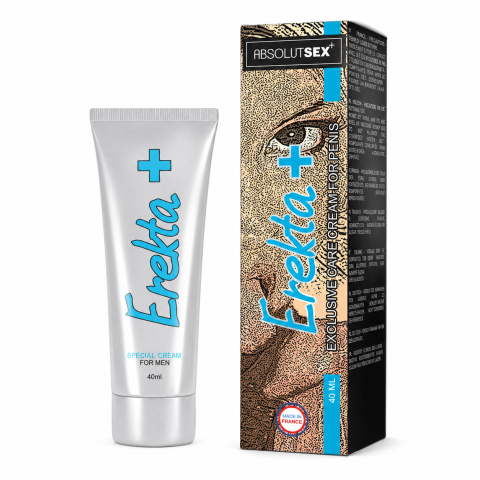 Stimulare - Cremă pentru stimularea erecției Erekta Plus, efect intensifiant, 40 ml