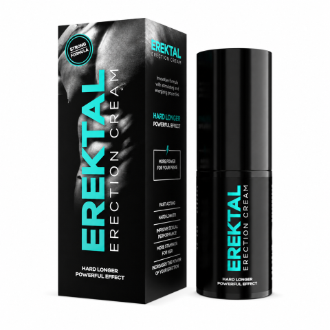 Stimulare - Cremă stimulantă pentru bărbați Erektal, pentru masaj intim și susținerea erecției, acțiune rapidă, 30 ml