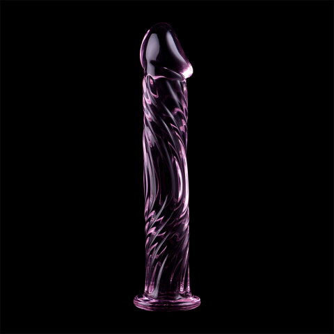 Dildo din sticlă Nebula by Ibiza Model 12 roz – 17 cm [5]