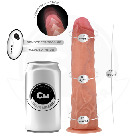 Dildo Realist Cock Miller cu Mișcare Automată Thrusting, Telecomandă și Ventuză, 19,5 cm [2]
