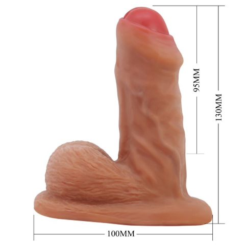 Dildo ultra-realist cu ventuză Pretty Love Warnell 9,5 cm [8]