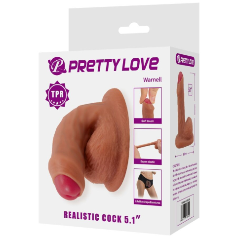 Dildo ultra-realist cu ventuză Pretty Love Warnell 9,5 cm [9]