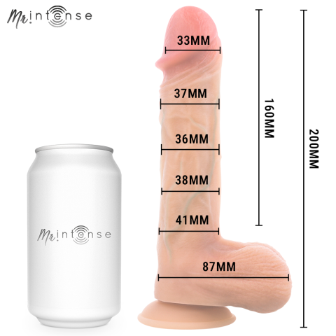 Dildo vibrator cu încălzire Mr. Intense Logan 20 cm [9]