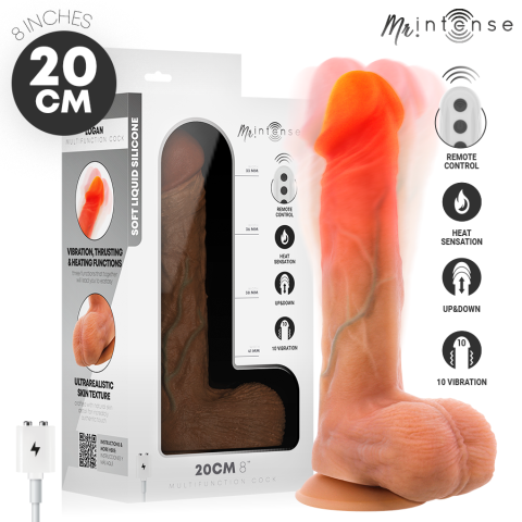 Dildo vibrator cu încălzire Mr. Intense Logan 20 cm