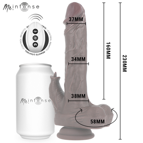 Masturbator automat Mr. Intense Morgan cu vibrații și telecomandă [5]