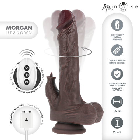 Masturbator automat Mr. Intense Morgan cu vibrații și telecomandă [1]
