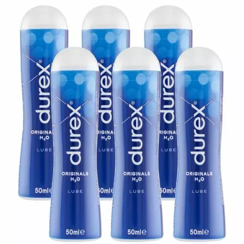 Lubrifianți - Set Durex Play Feel Gel lubrifiant 6x50ml