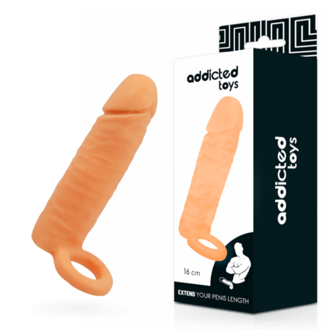 Mansoane penis & Proteze realistice - Extensie pentru penis Extend Your Penis, manșon realist din TPR, 16 cm